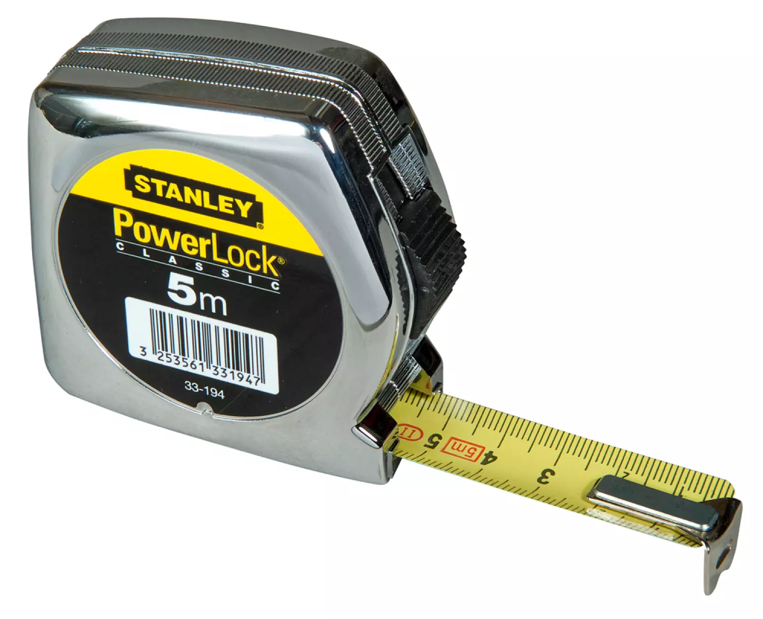Stanley 0-33-194 Powerlock Rolmaat - 5m x 19mm