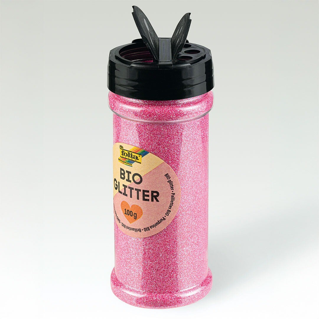 Folia glitter - iriserend roze