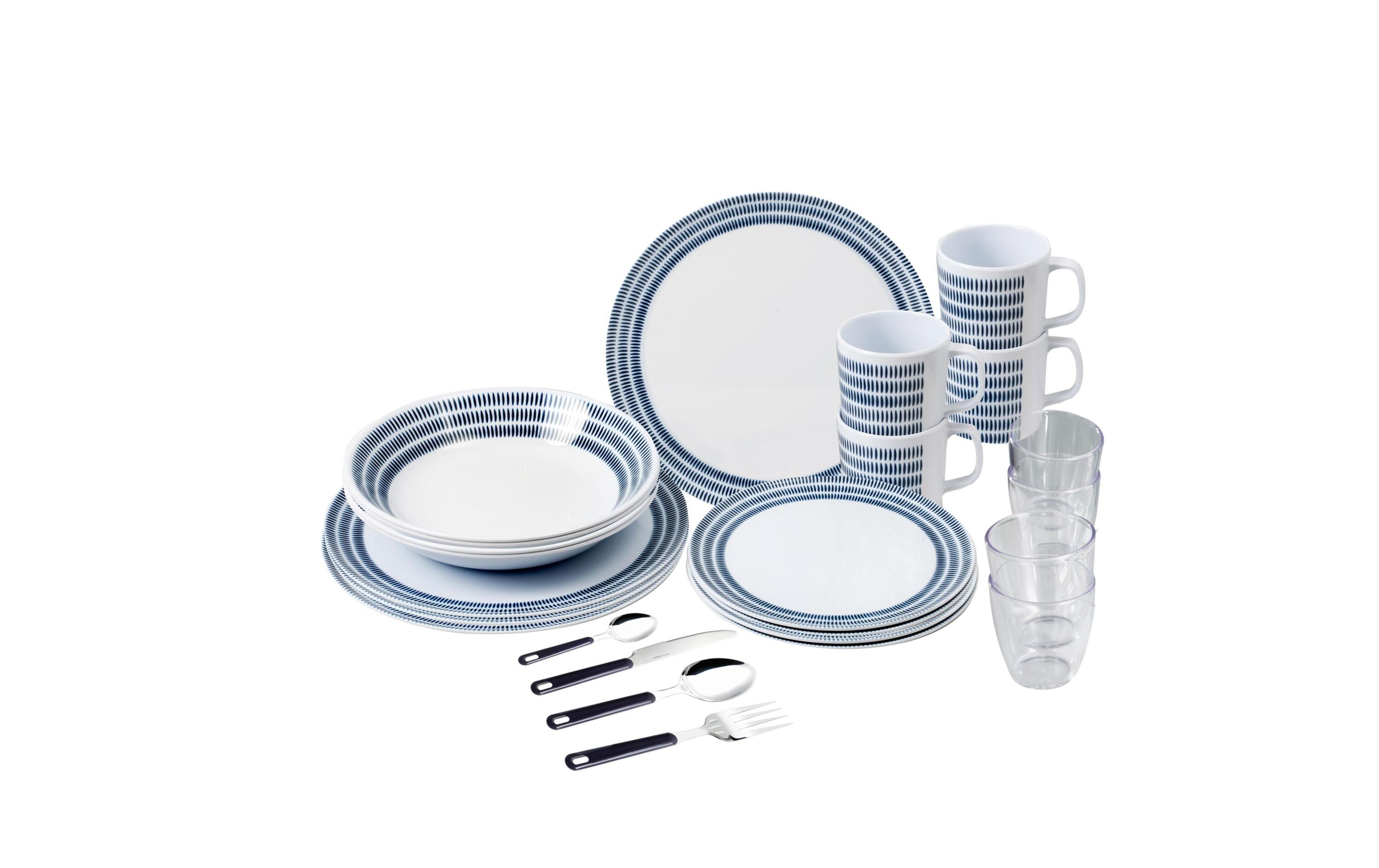 Outdoor-Geschirrset All inclusive Bluebay<br>Geschirrset und Besteck