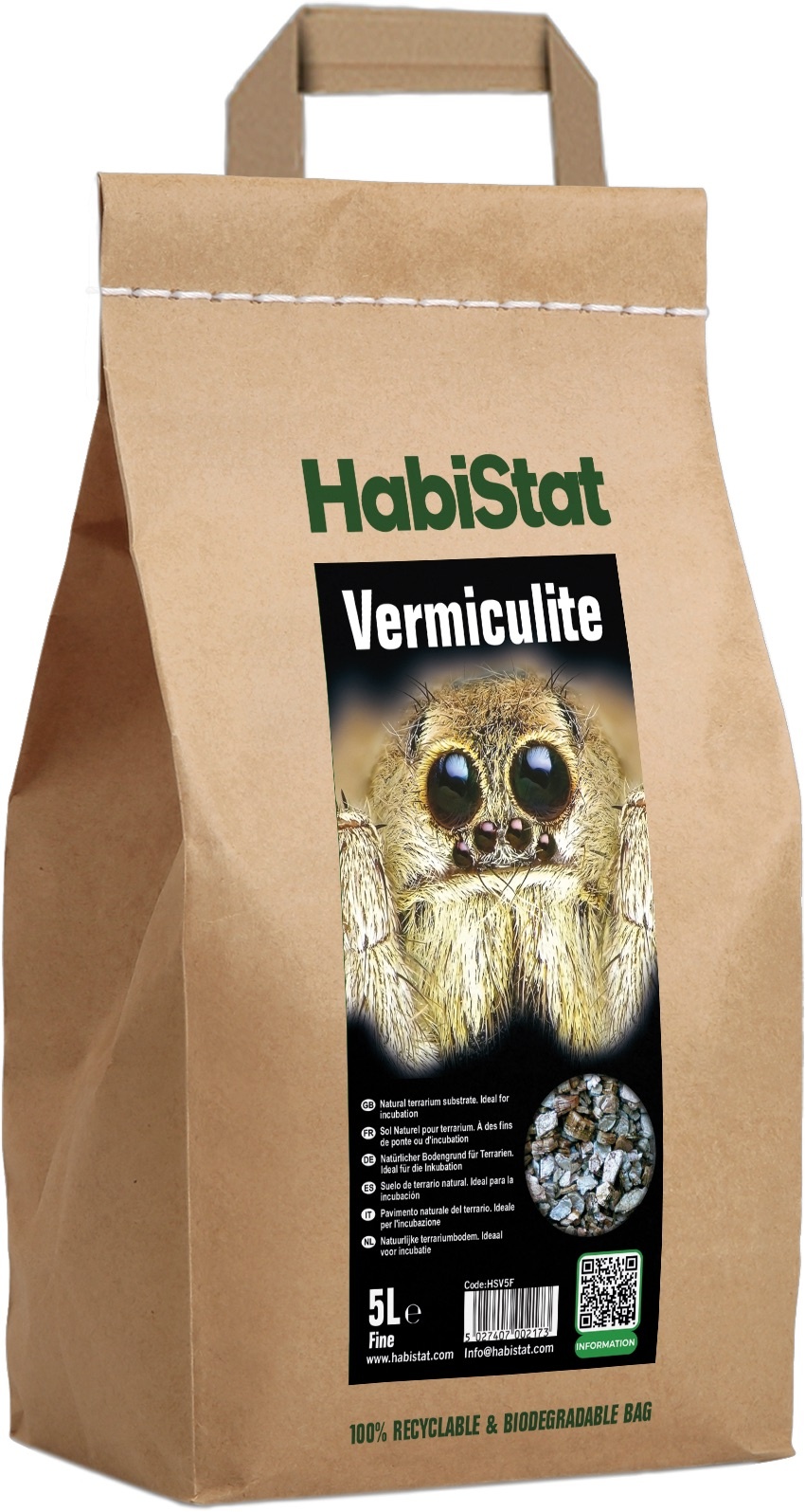 Habistat Terrarium Substraat Vermiculiet Fijn 5L