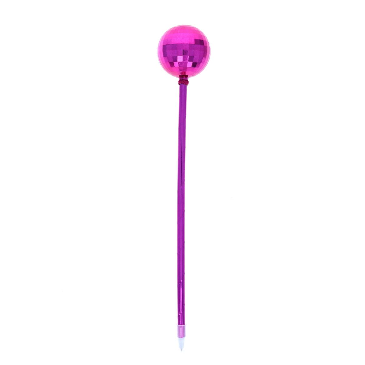 Stylo boule disco rose fuschia Mercredi et Patati