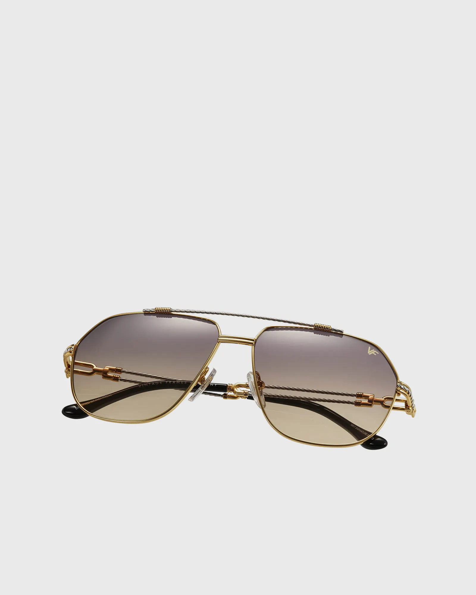Vintage Frames Boss Double Rope Edition 18kt Two-Tone Gold