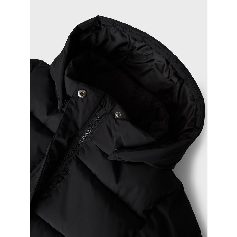 Køb Name It Black Medow03 Jakke Long Fo Noos
