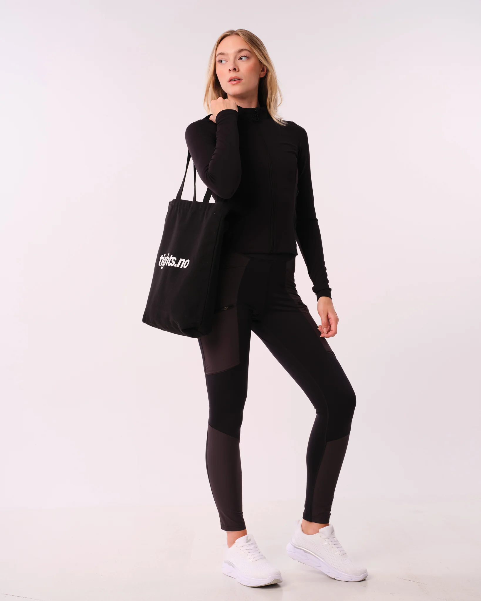 Tights.no No Excuses Tote Black - One Size