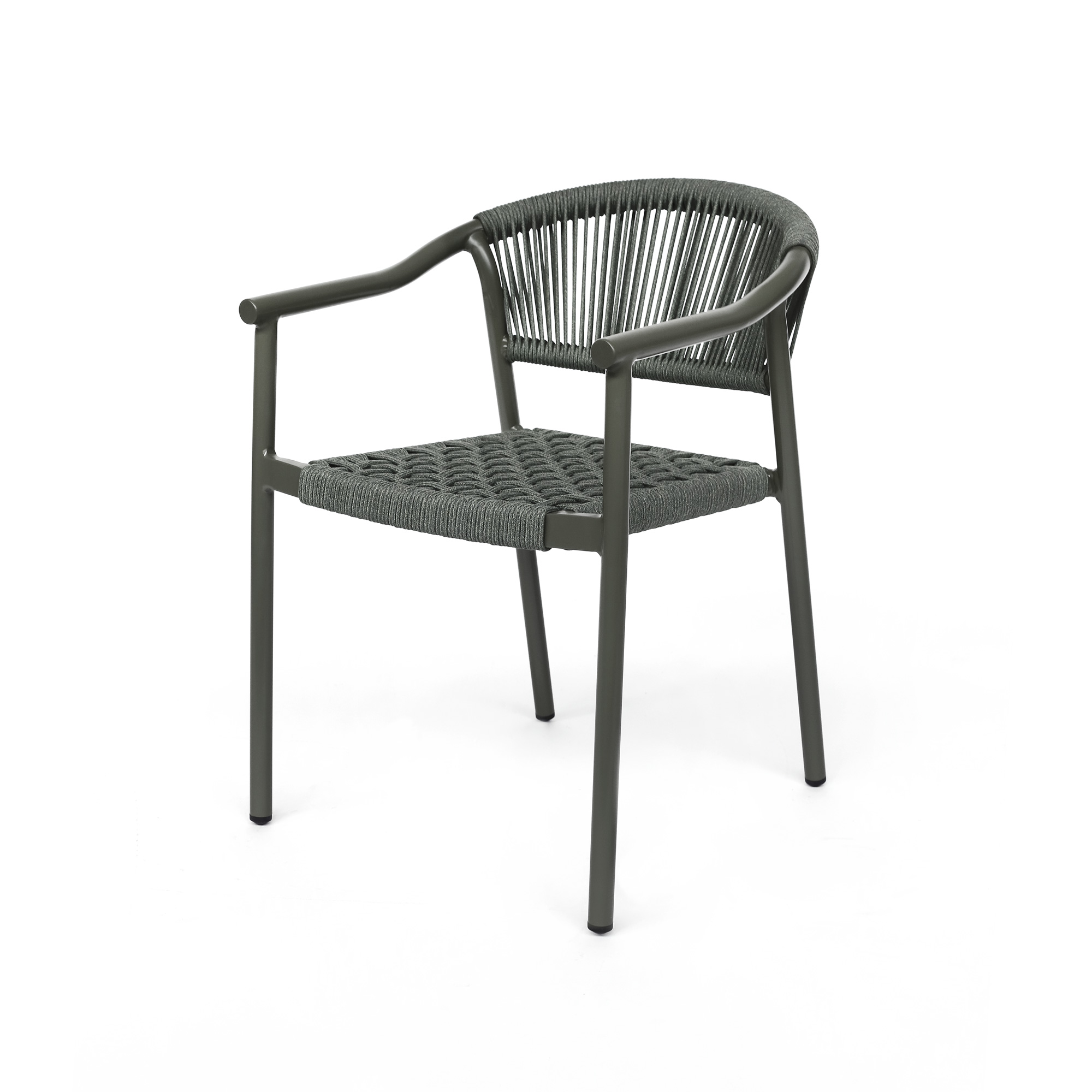 Armsessel 'Clerque' grau, stapelbar, B 56 cm, H 77 cm, L 60 cm günstig bestellen