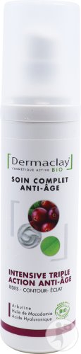 Dermaclay Soin Complet Intensive Triple Action Anti-Âge Bio 50ml