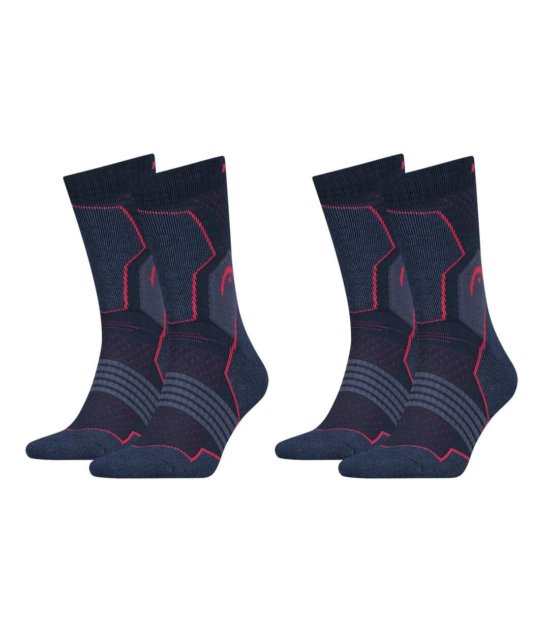 Chaussettes SPORT HEAD PERFORMANCE -Assortiment modèles photos selon arrivages- Pack de 2 Paires HIKING RANDO 303