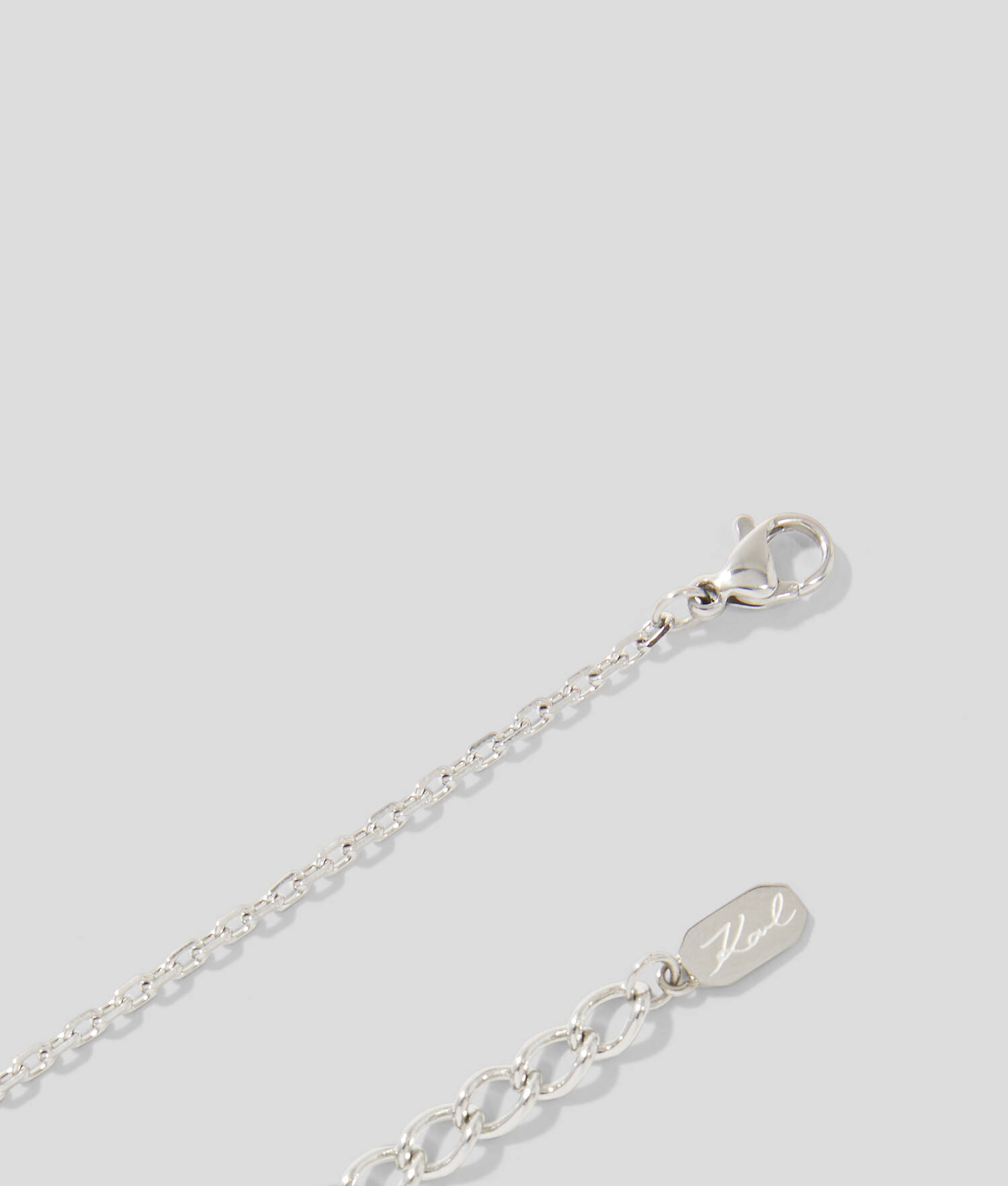 Collier à breloque pavé Ikon - Argent