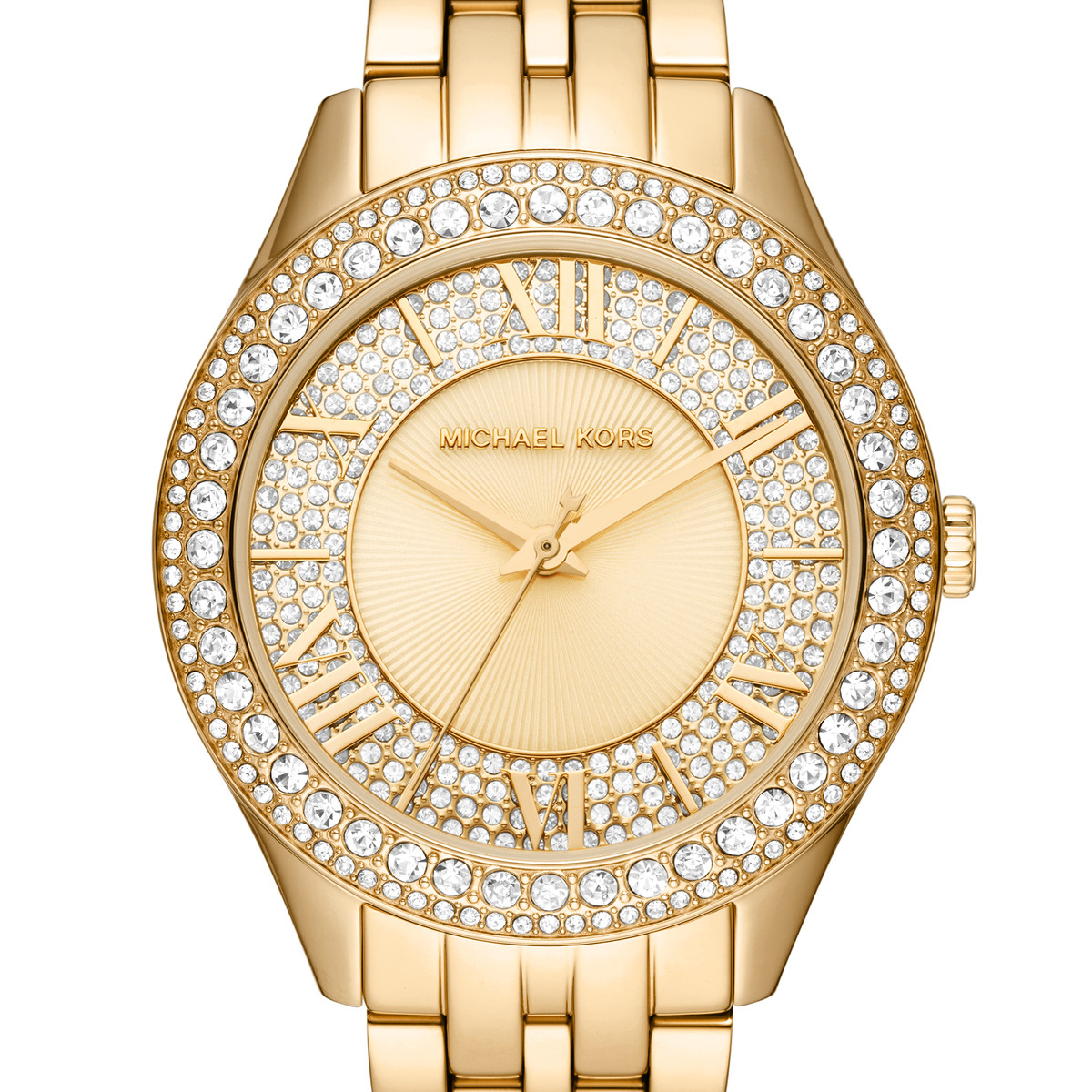 Montre MICHAEL KORS Harlowe femme bracelet acier doré