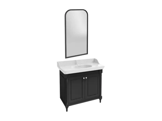 Pack meuble vasque JACOB DELAFON Cléo 1889 3 trous + miroir