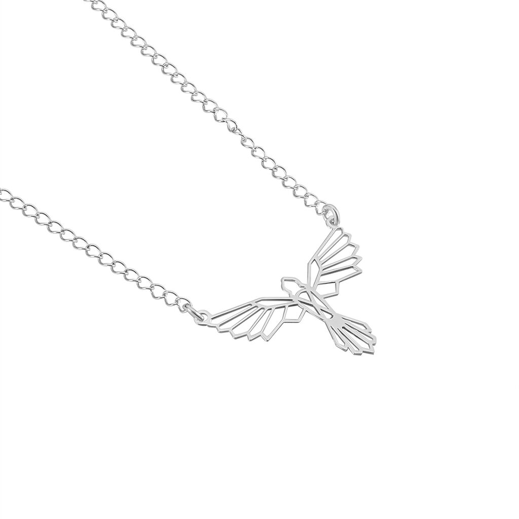 Collier Sevinc Argent Blanc