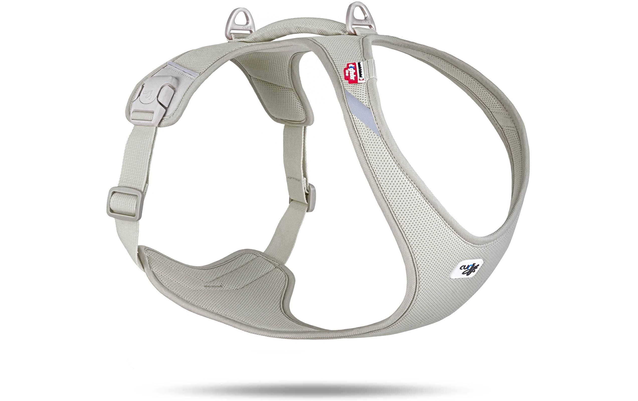 Belka Air-Mesh Beige/Hellgrau, XLUltra-leichtes und luftdurchlässiges Hundegeschirr