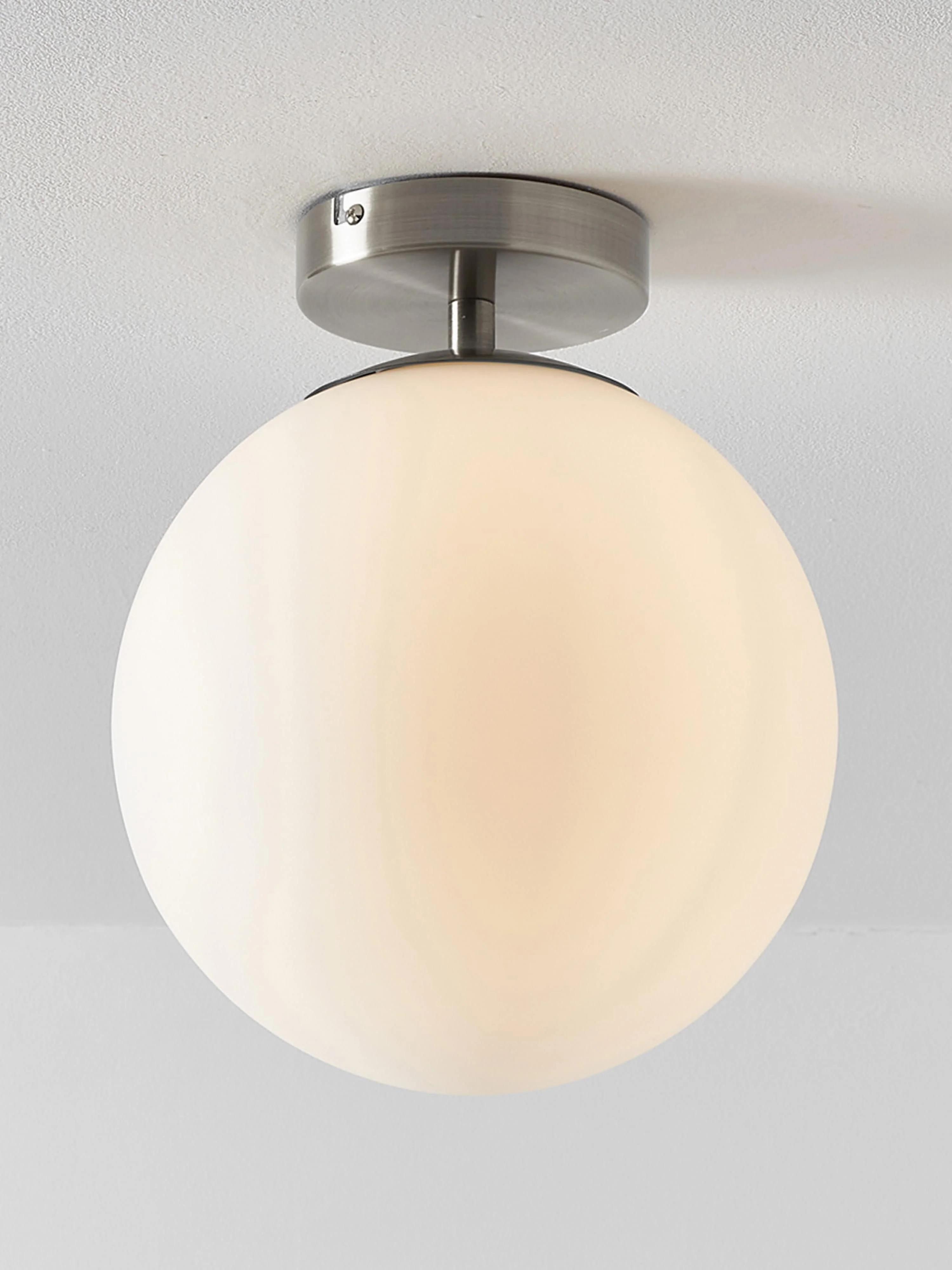 Kleine plafondlamp Hitch van glas