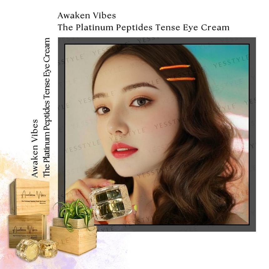 Woopvibes - Awaken Vibes De Platinum Peptides Tense Eye Cream