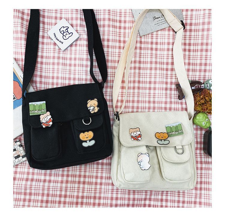 TangTangBags - Canvas Crossbody Tas