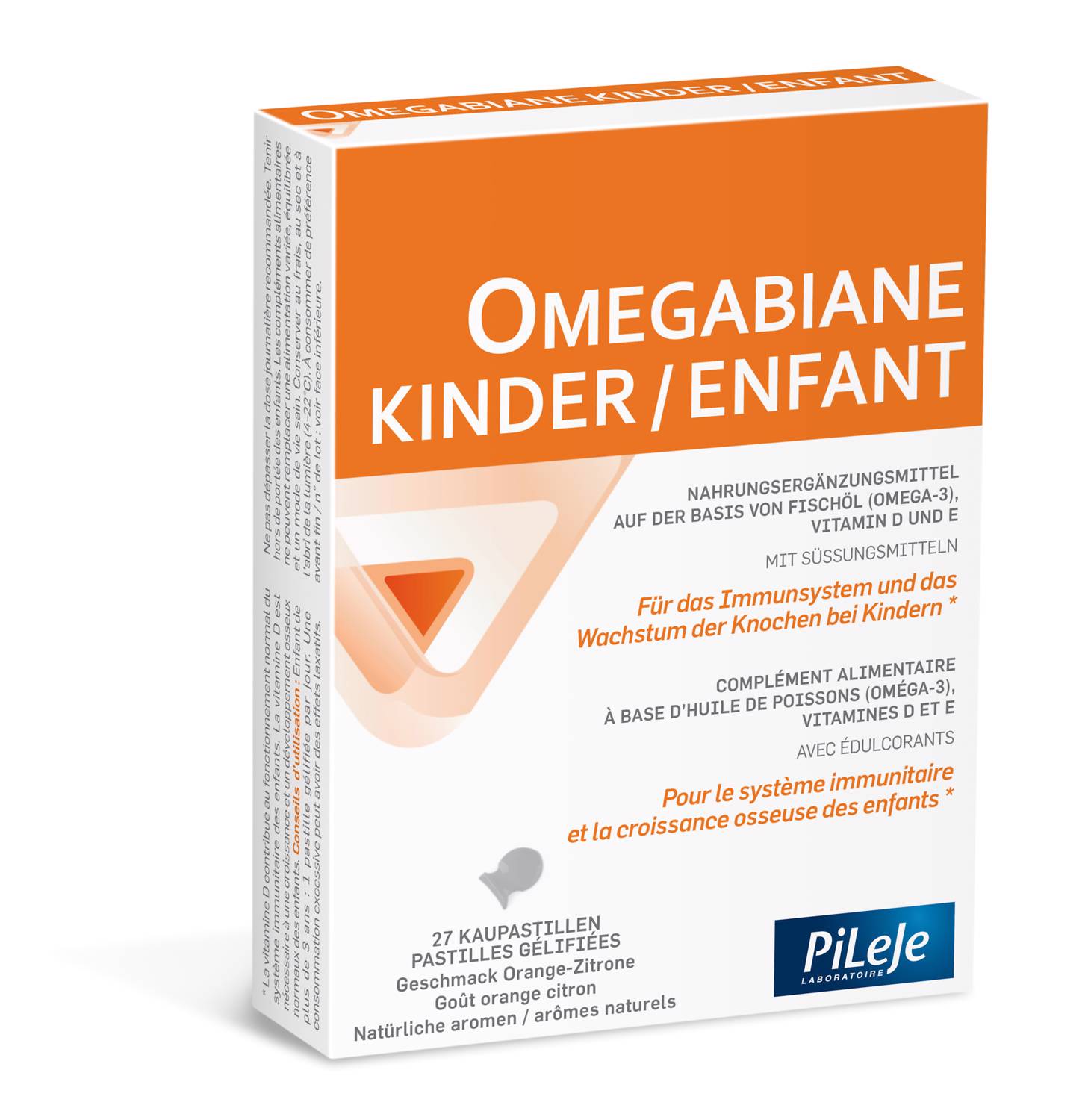 OMEGABIANE Kinder<br>27 Stück, Blister, Kaupastille
