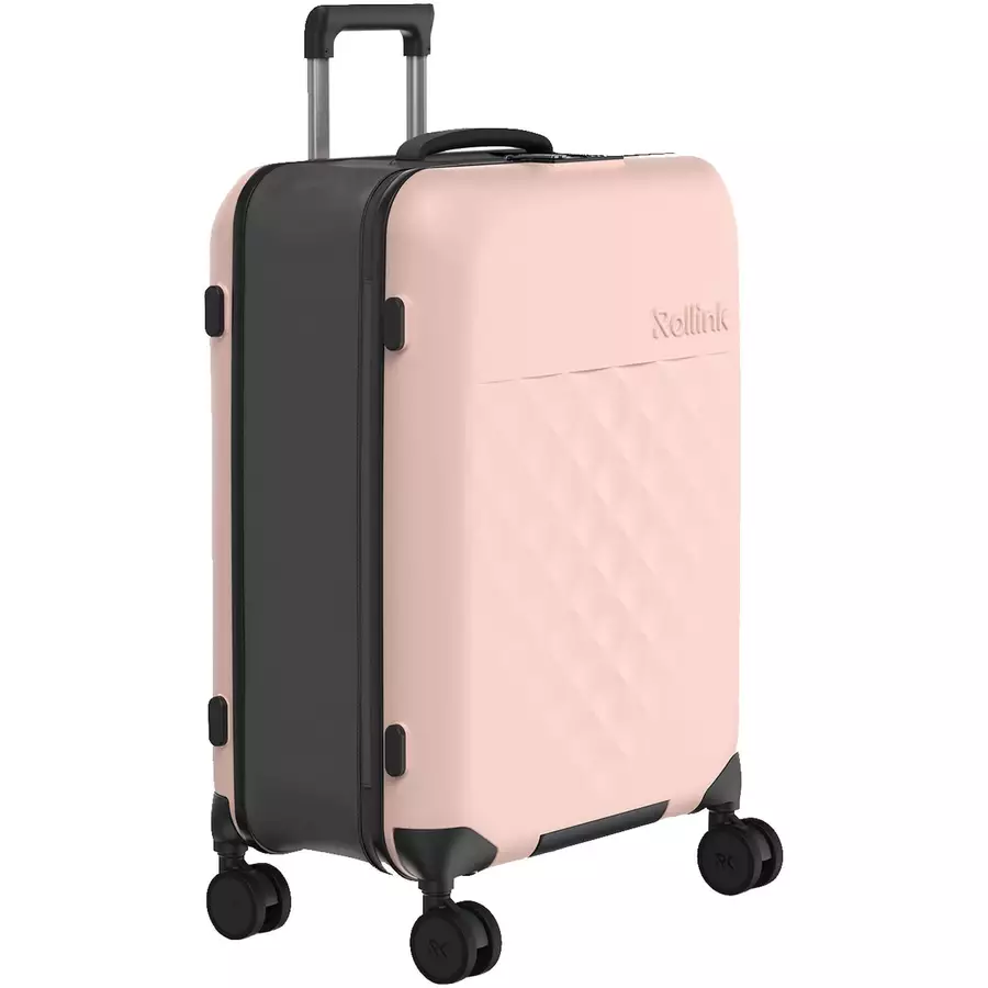 Rollink Vega 360 - faltbarer 4-Rollen-Trolley 65 cm rose smoke