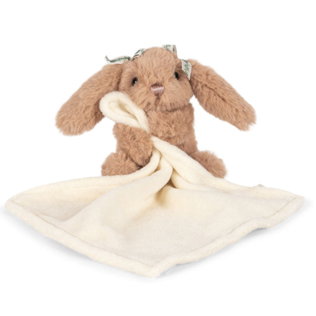 konges sløjd knuffeldoek sleepy bunny - off white