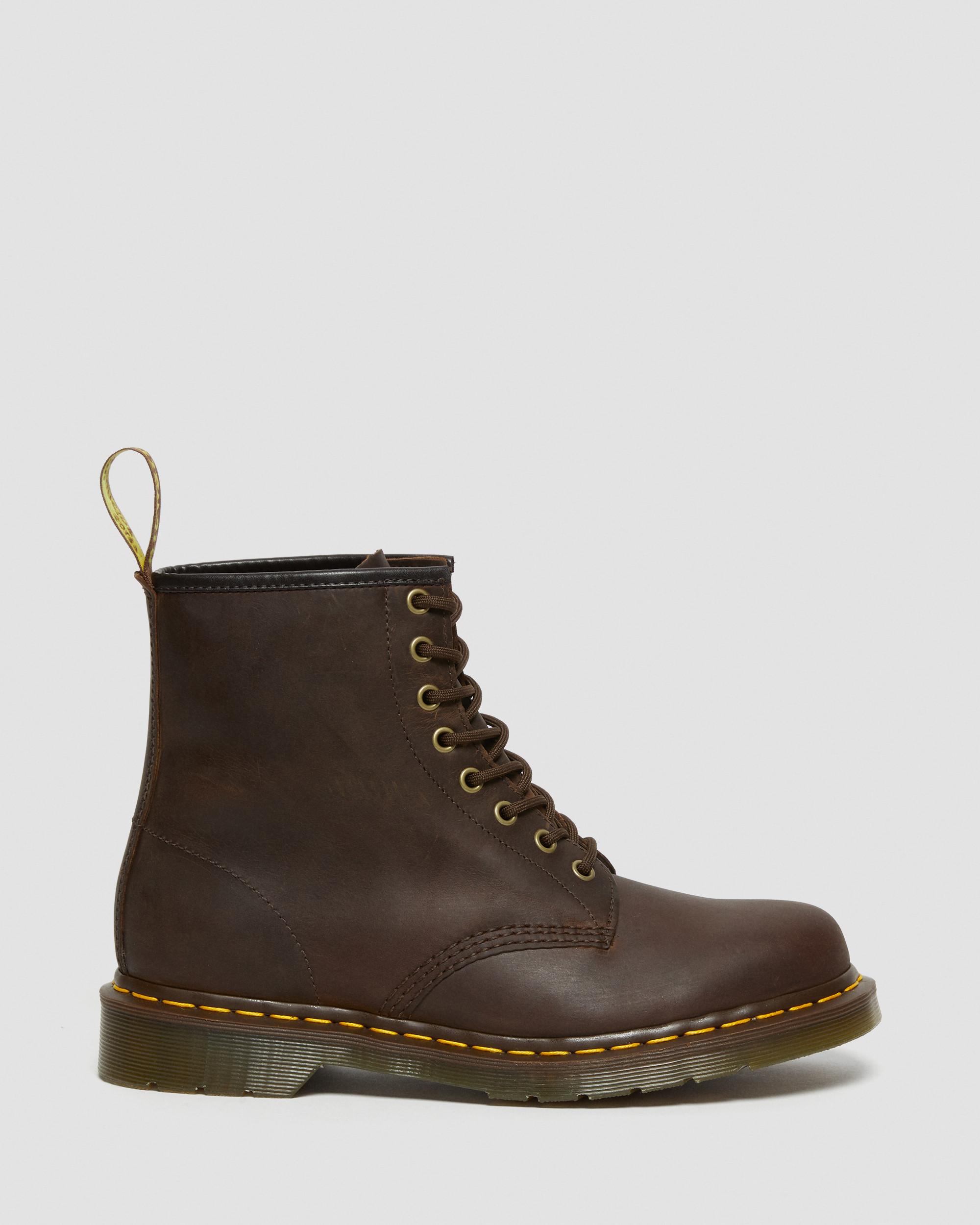 1460 Crazy Horse Leather Lace Up Boots