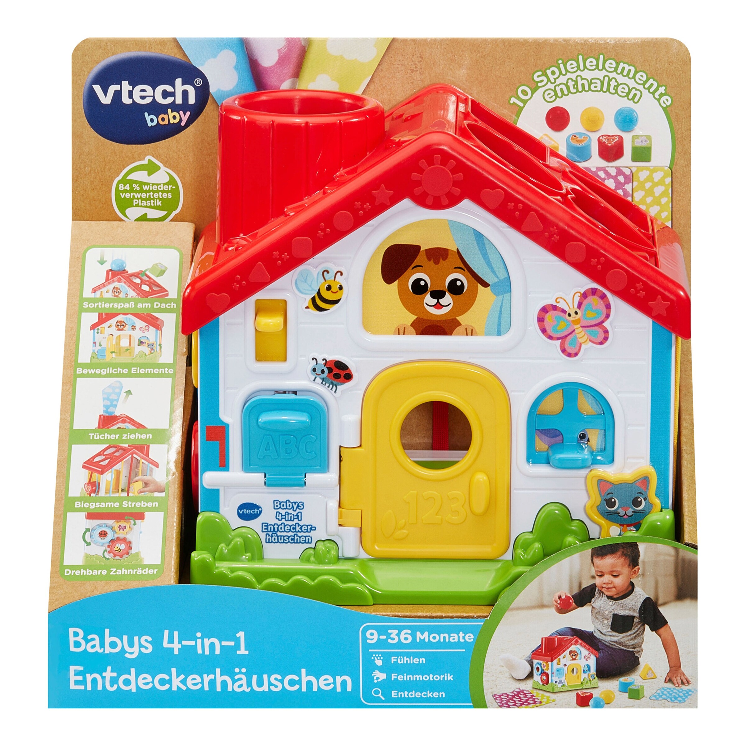 Vtech - VTech Baby Babys Entdeckerhäuschen 4in1