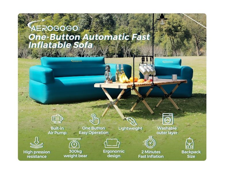 Aerogogo Aufblasbares Sofa BS2 170 x 74 cm Luftsofa