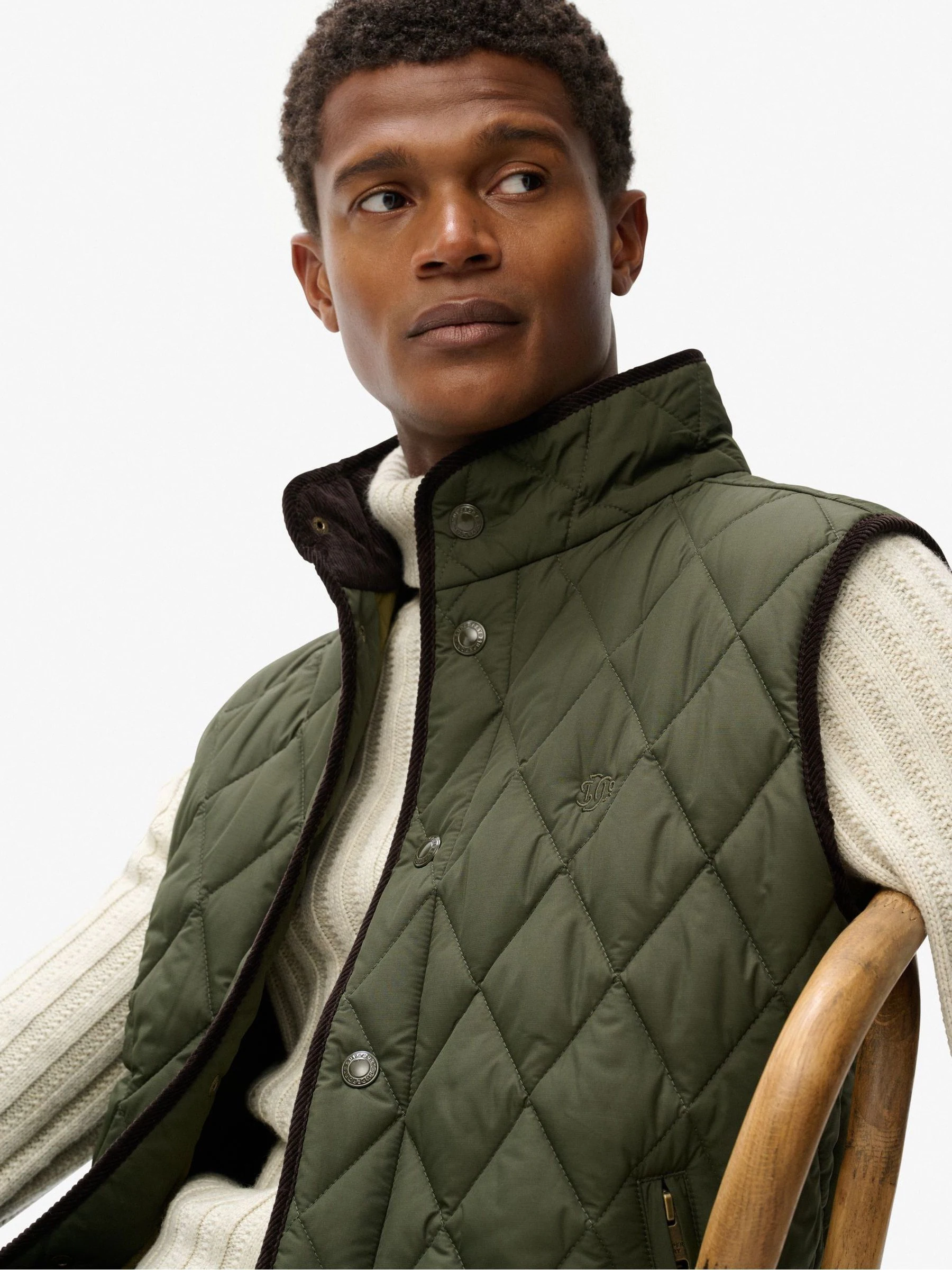 Groen - Superdry Quilted Estate Gilet