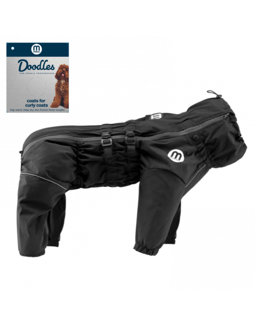 Mikki Doodle Coat Zwart - Hondenjas