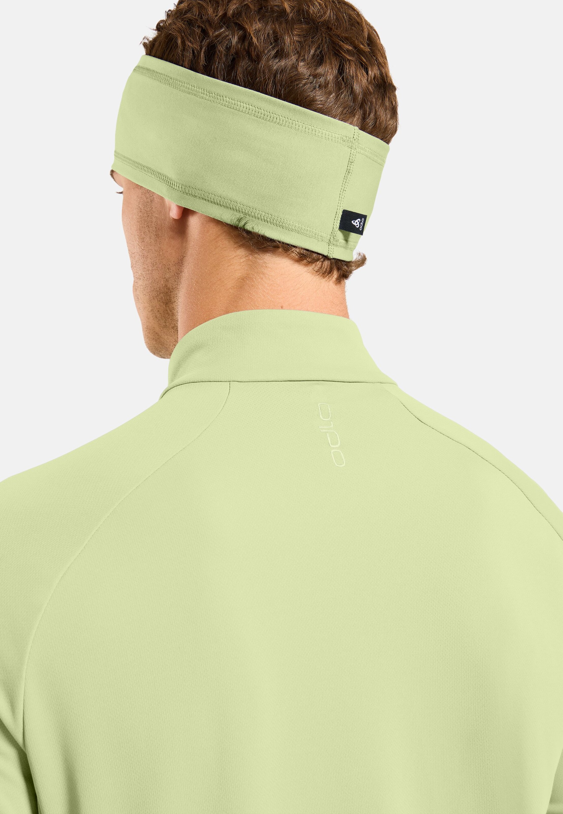 Essentials Ceramiwarm Mid Layer mit Halbreissverschluss in shadow lime
