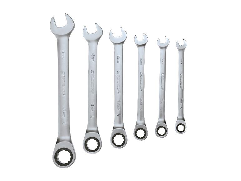 Steek- en ratelringsleutelset
