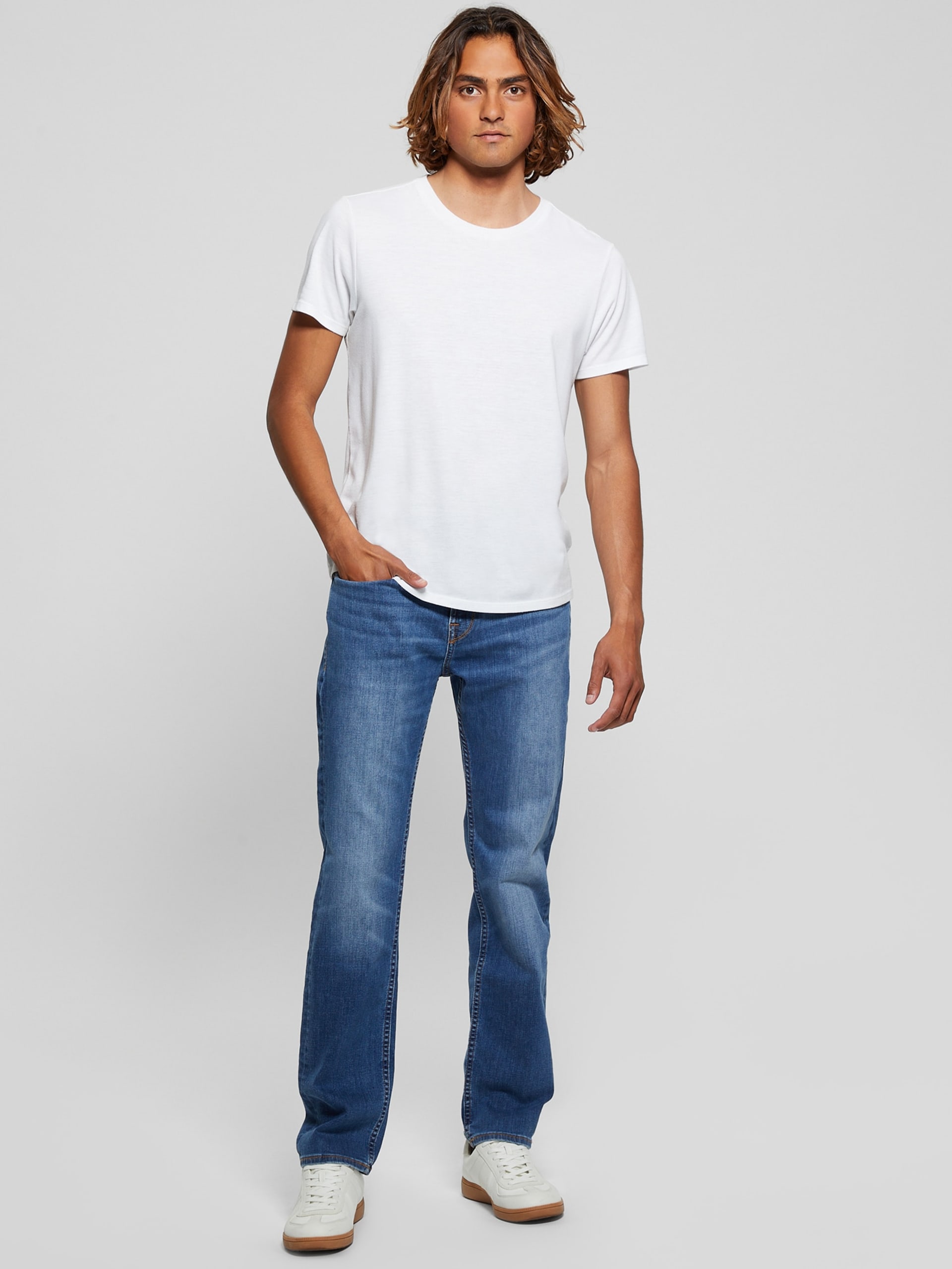 Calça jeans reta Eco Davis