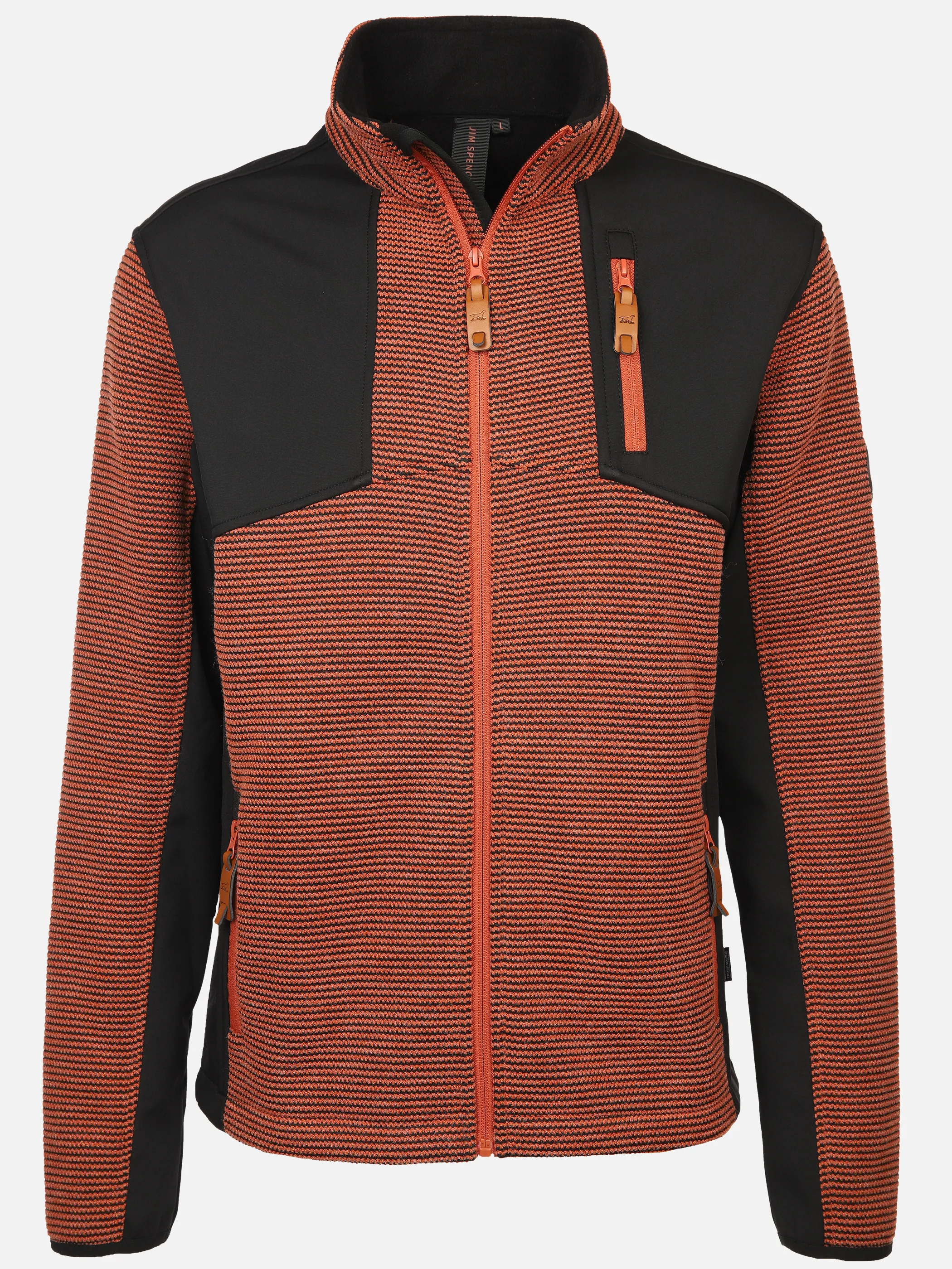Herren Strickfleece Jacke