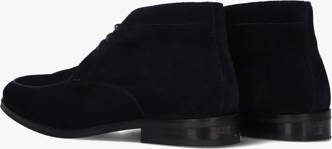 blauwe stefano lauran veterschoenen 92303