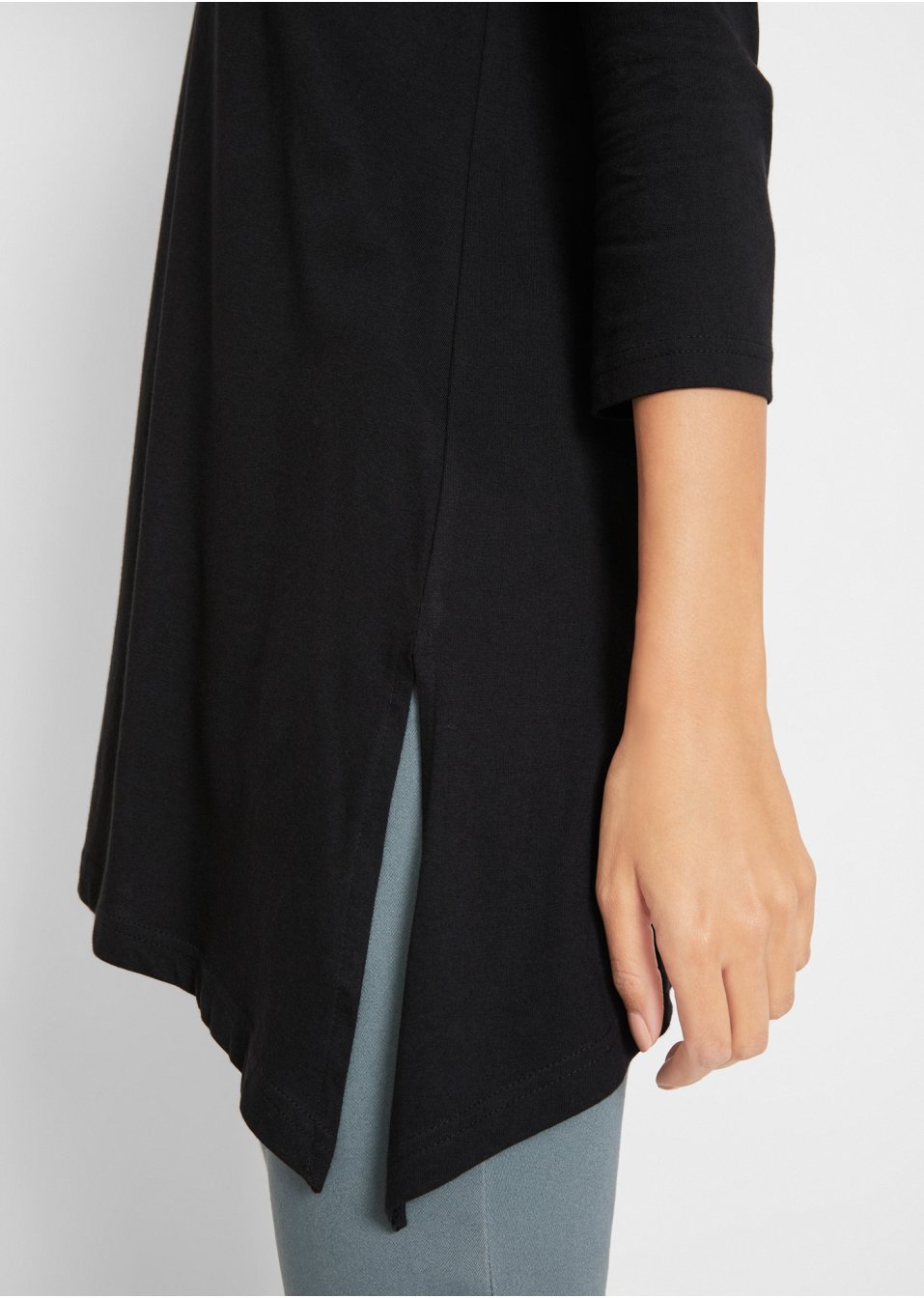 T-shirt long asymétrique