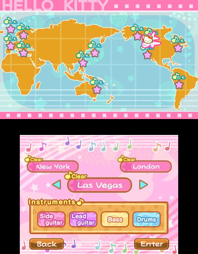 Hello Kitty And Friends: Rockin World Tour - Nintendo 3Ds