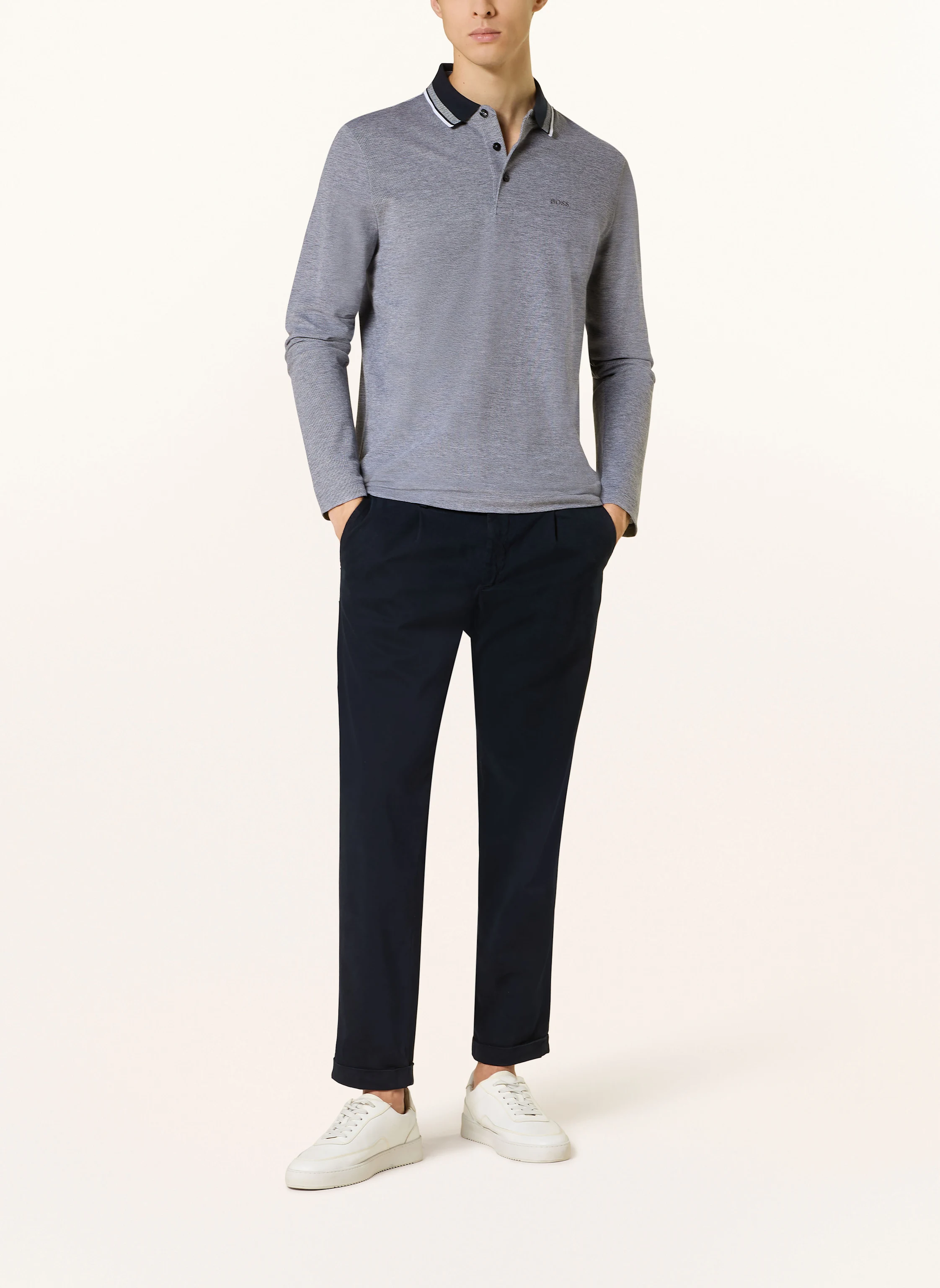 BOSS Strick-Poloshirt PITTMAN