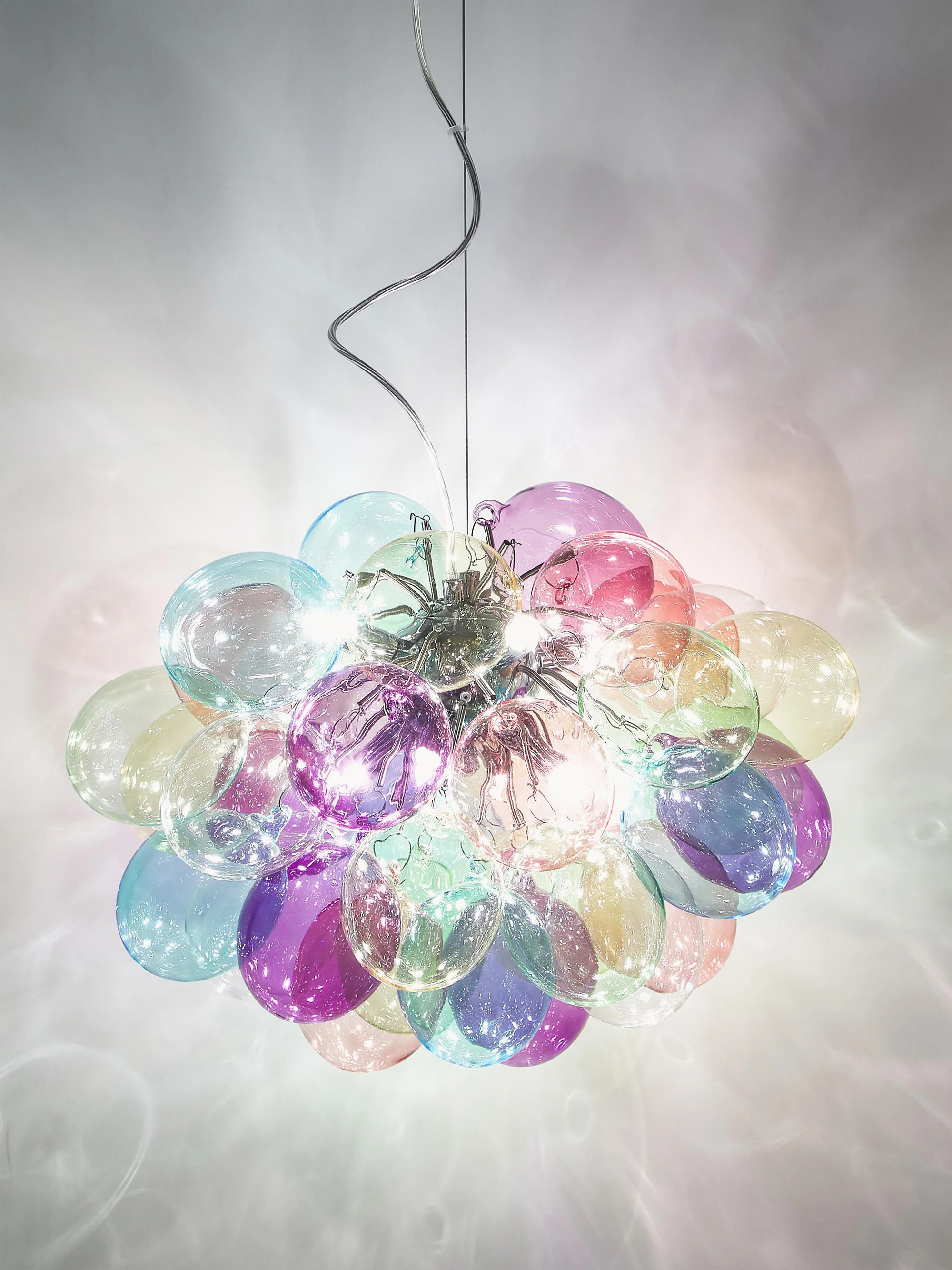 Mondgeblazen hanglamp Gross