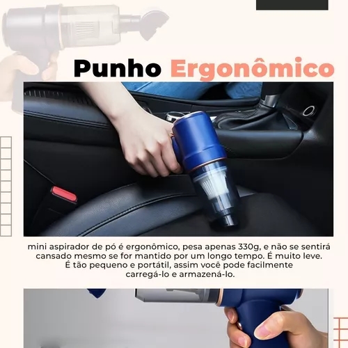 Mini Aspirador Soprador De Ar Port&aacute;til Usb Recarreg&aacute;vel