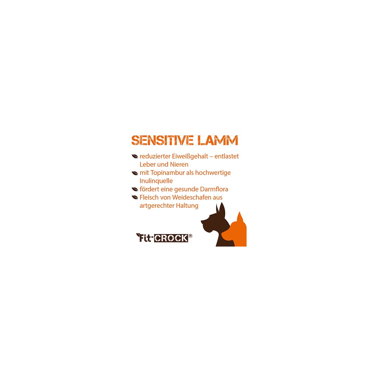 cdVet Fit-Crock Sensitive Lamm Maxi
