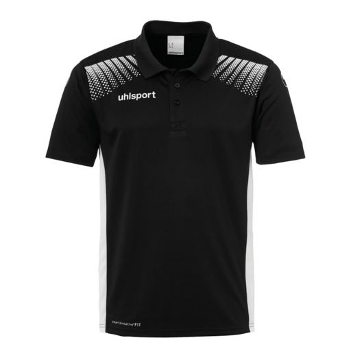 Goal Polo Preto/Branco Uhlsport