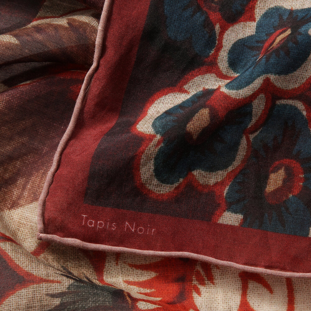 Tapis Noir  Brocade lommetørklæde - brun
