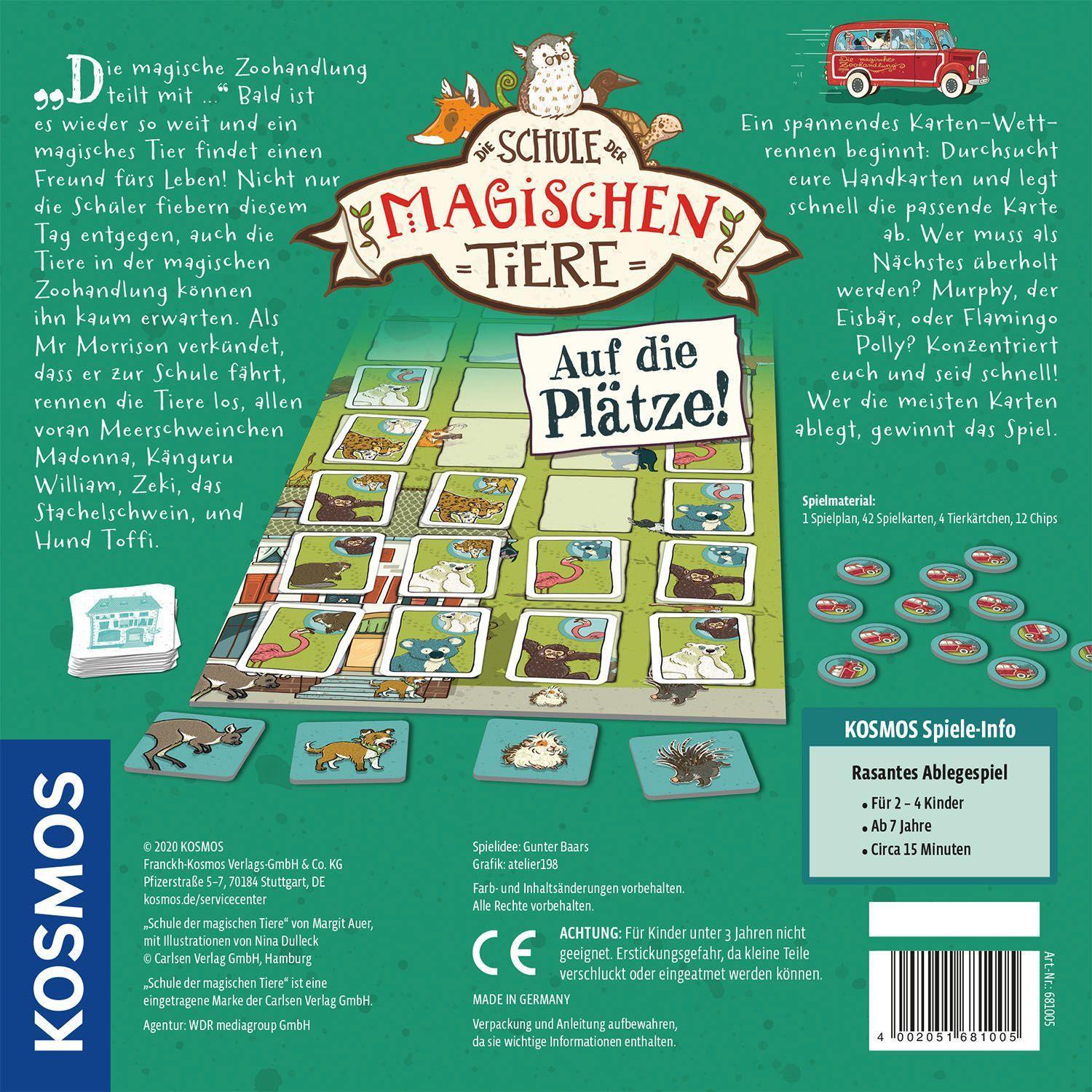 Gesellschaftsspiel SCHULE DER MAGISCHEN TIERE – Auf die Plätze!