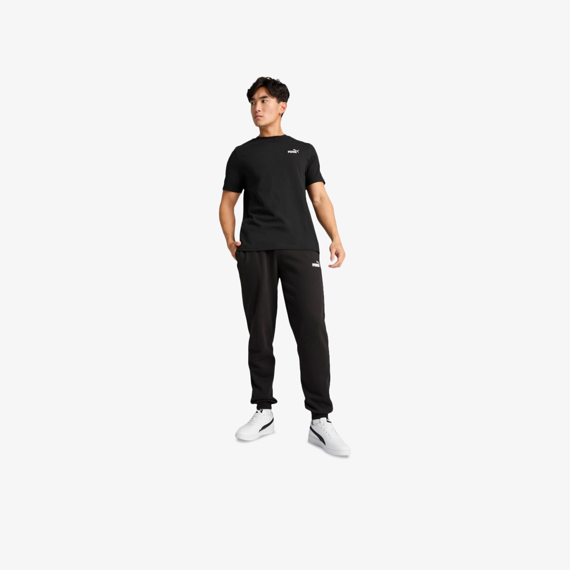 PUMA ESS Tape Herren T-Shirt schwarz