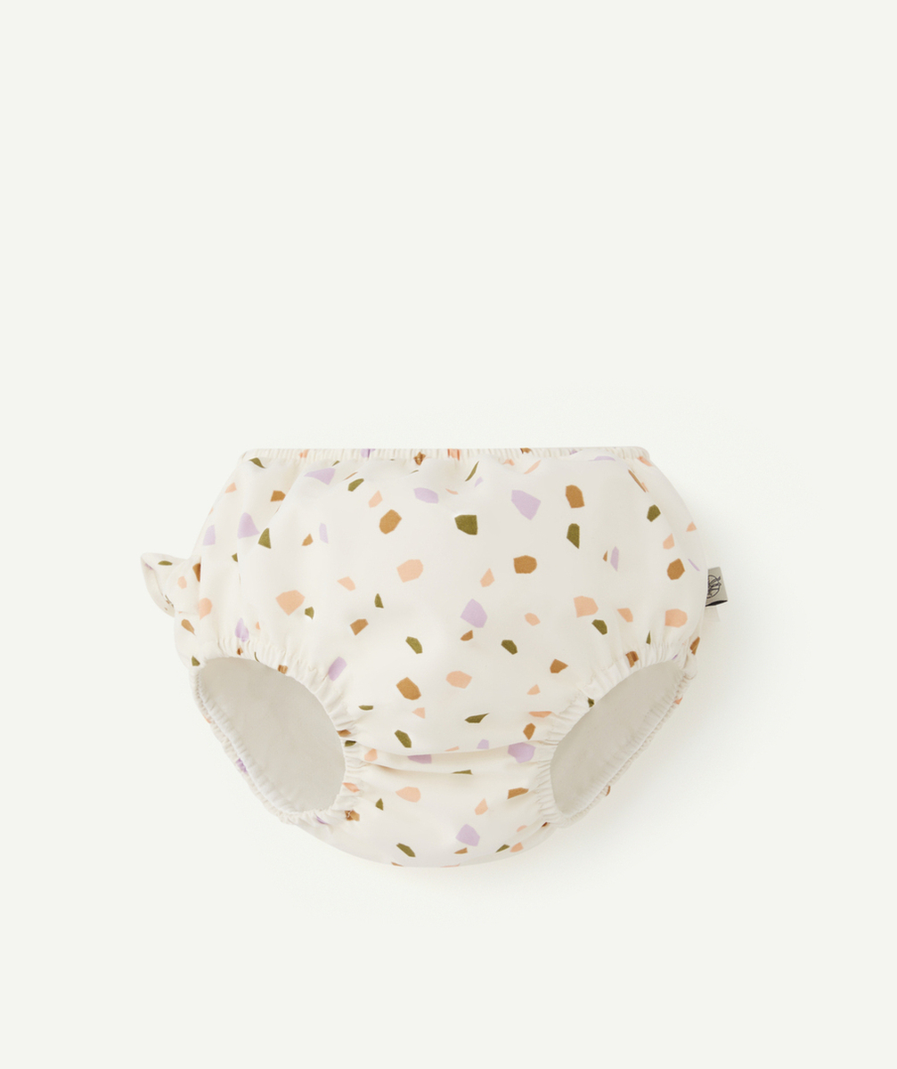 LASSIGCOUCHE DE BAIN ÉCRUE ET MULTICOLORE