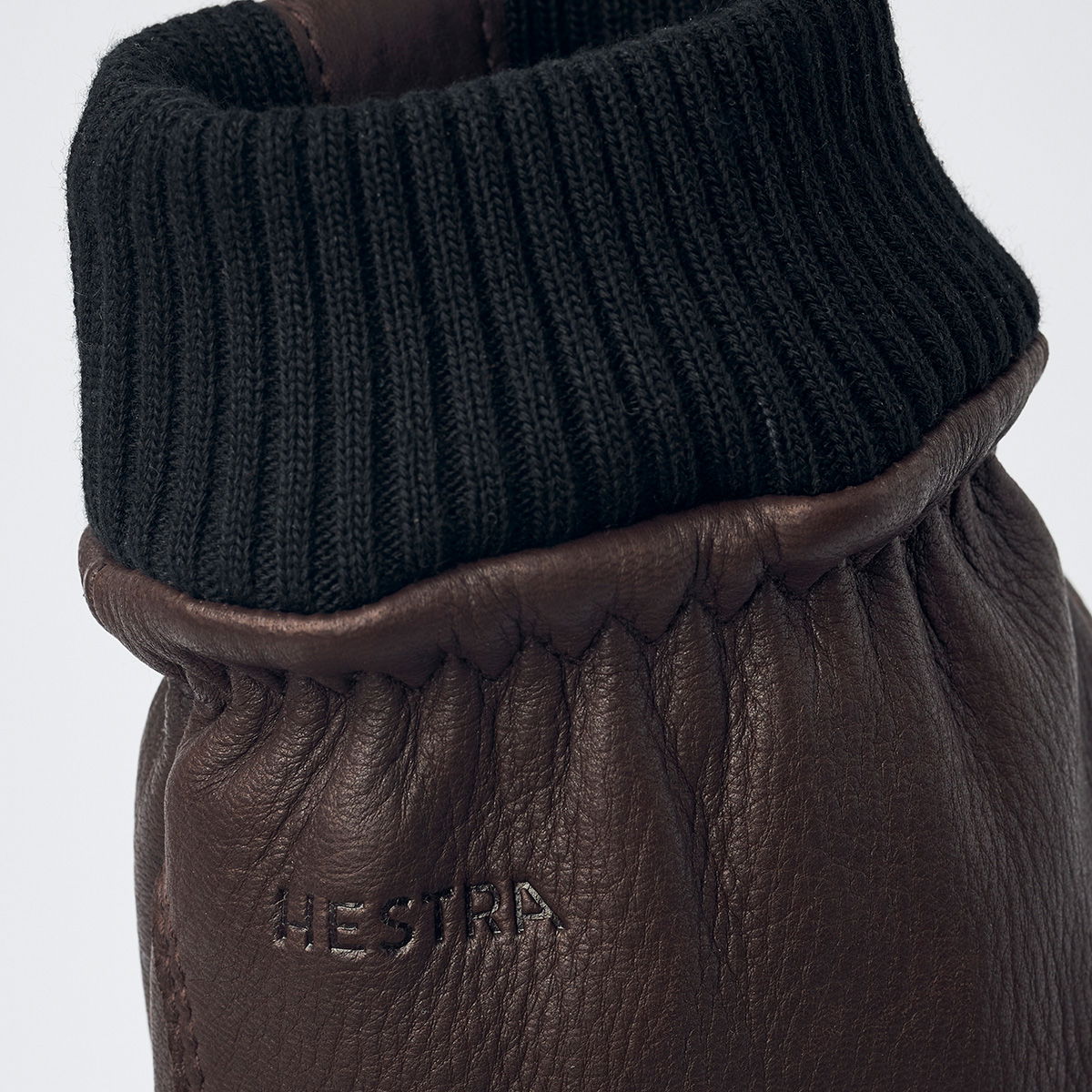 Hestra Tore Deerskin handske, herre (Chocolate)