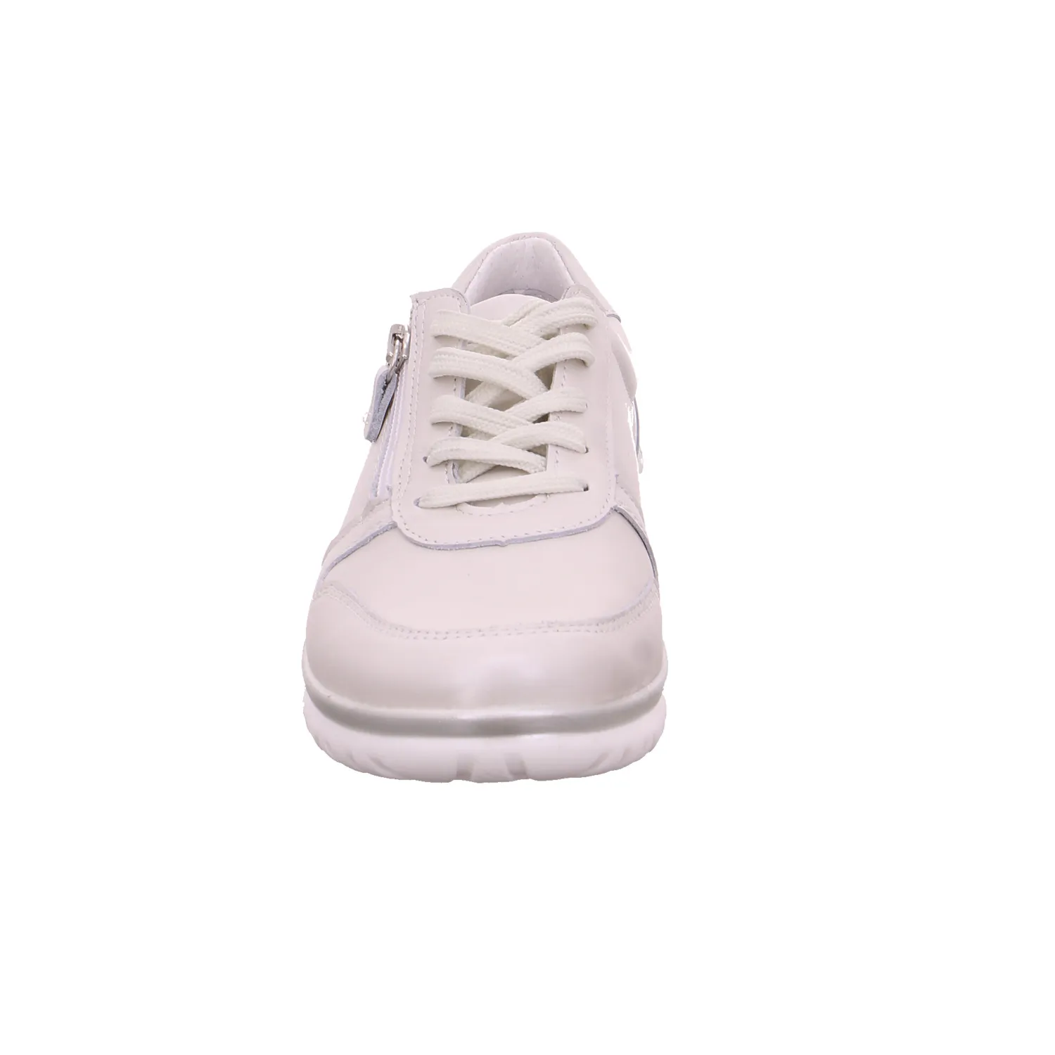 VAN DER LAAN Comfort Weiss Leder  mit Wechselfussbett