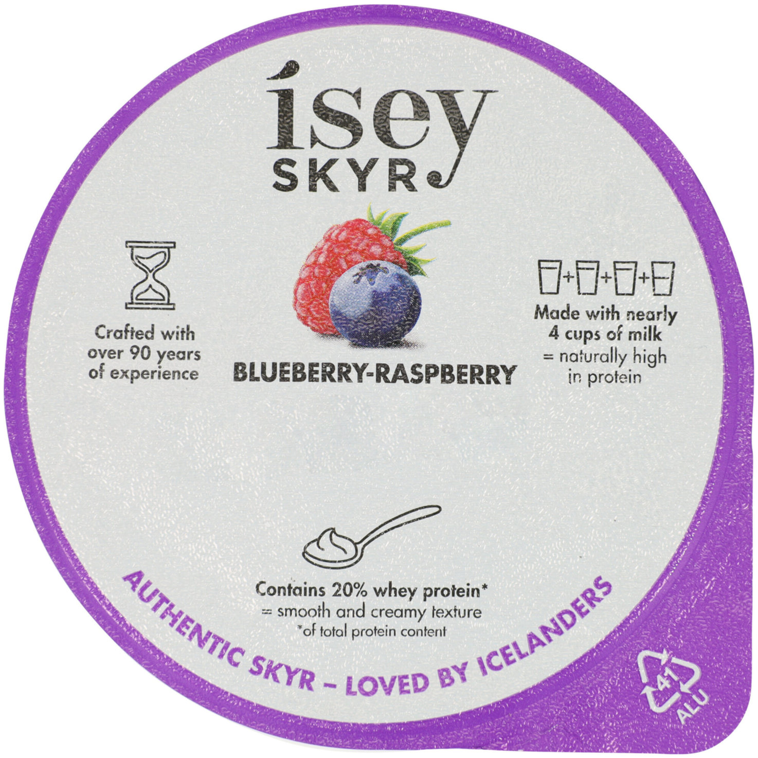Isey Skyr Heidelbeere & Himbeere laktosefrei