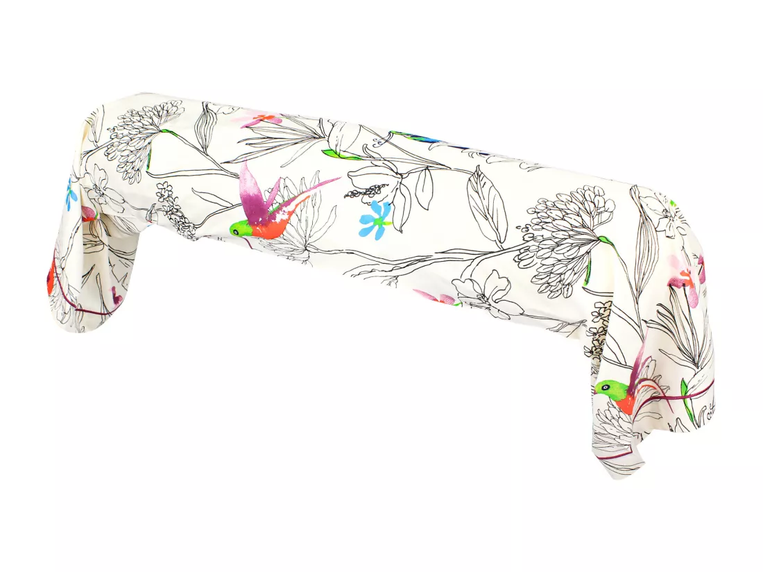 Taie de traversin 240x43 cm coton AMAZONIA ecru