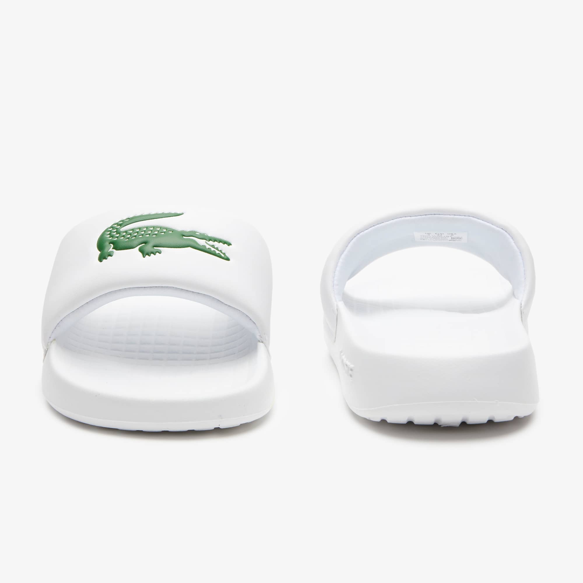 Claquettes Croco 1.0 femme Lacoste en synthétique Claquettes & Sandales - Blanc - Lacoste - Femme