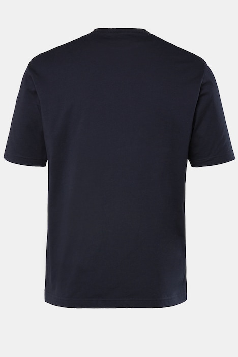 T-Shirt, Halbarm, Brust-Print, bis 8 XL