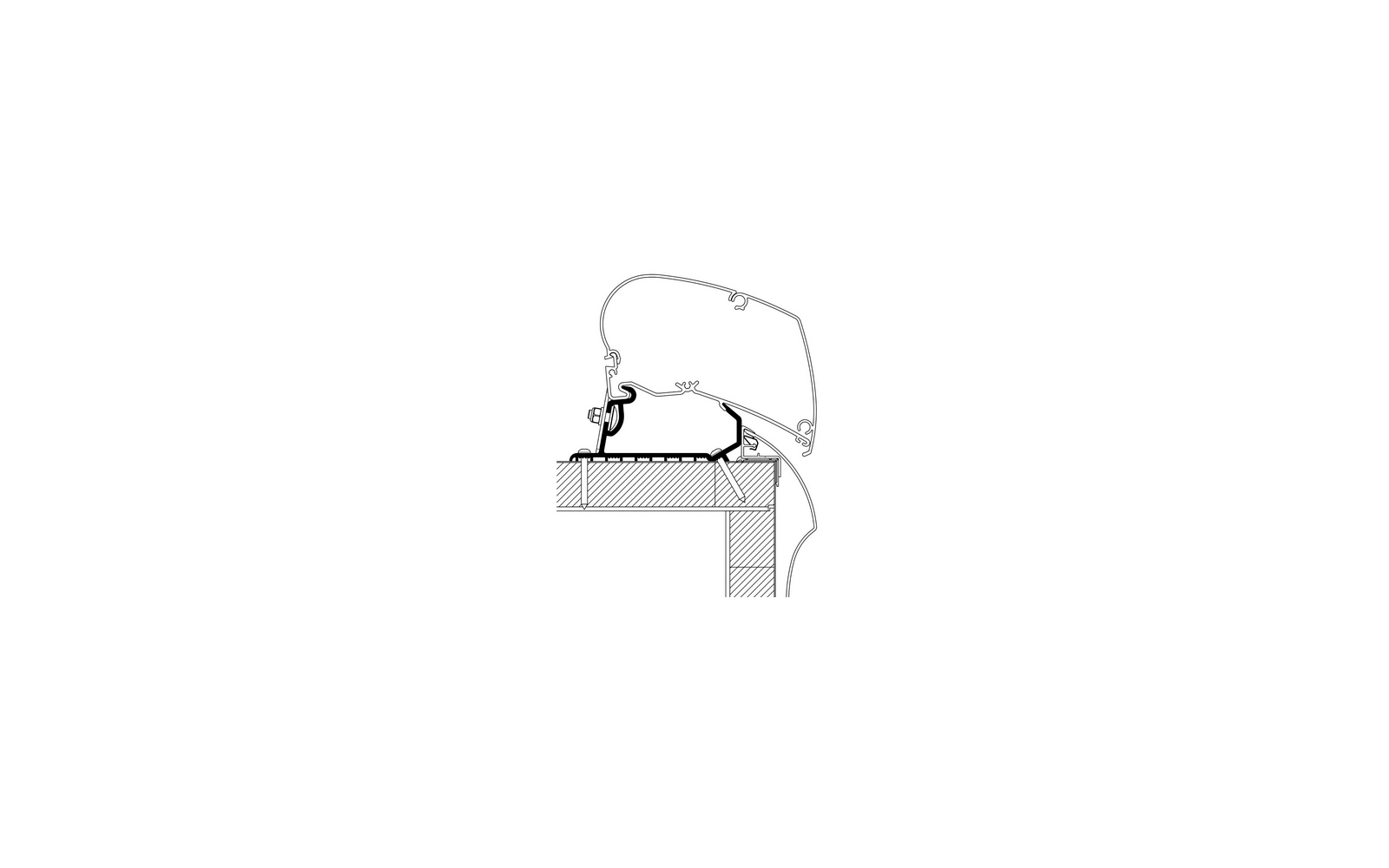 Thule Adapter Hobby Roof ab 2013